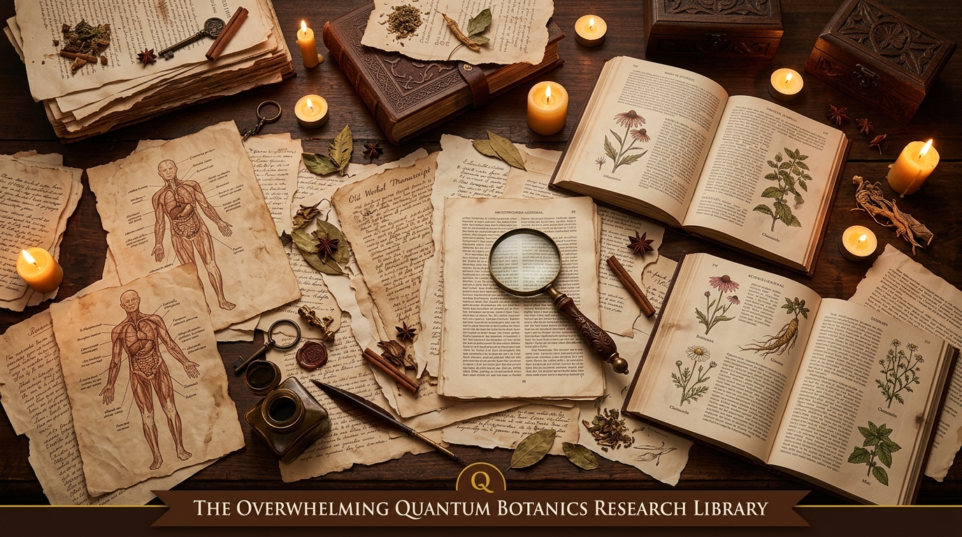 The Quantum Botanics Research Library - 5,000+ studies