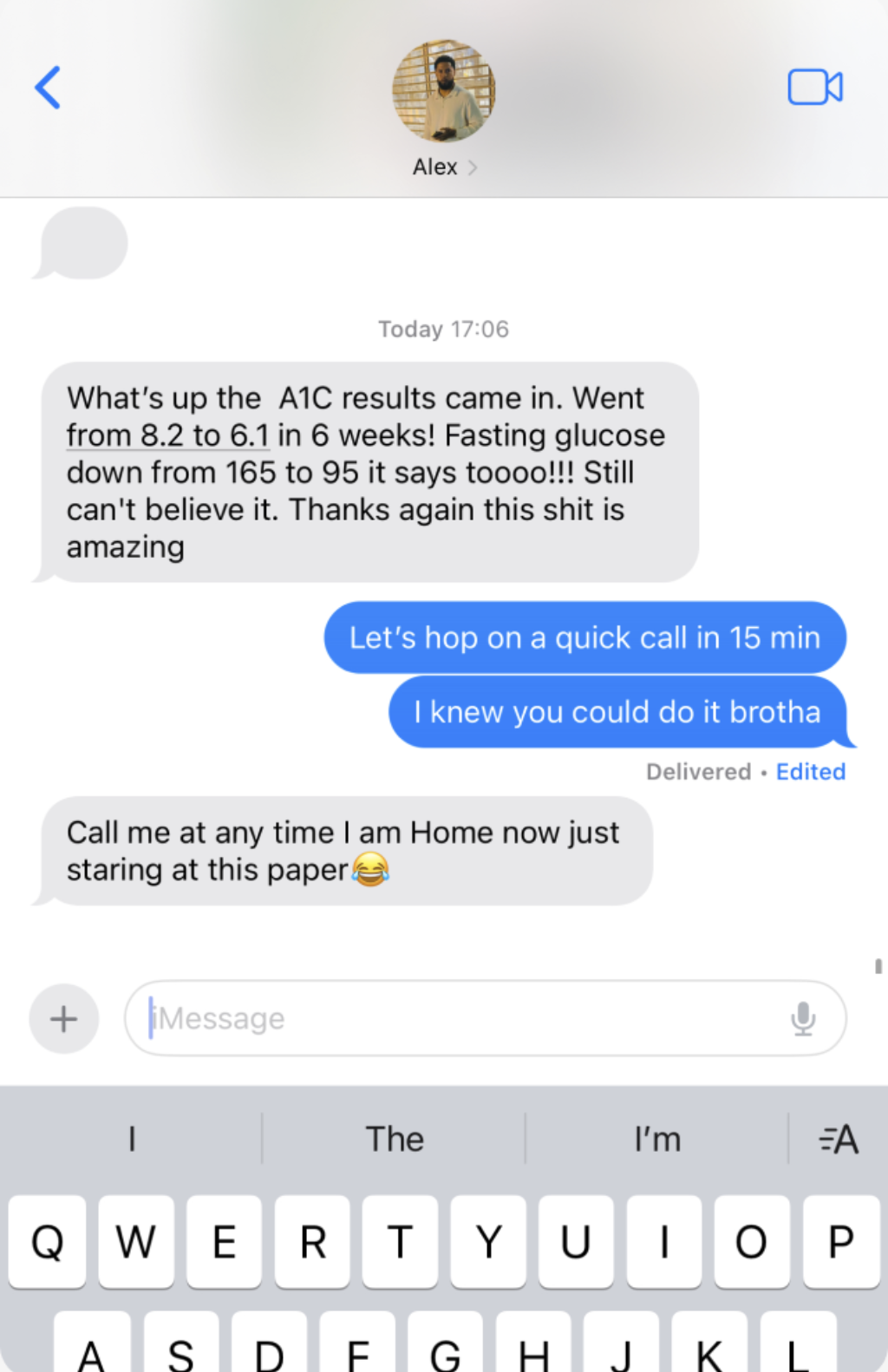 Client testimonial - Alex